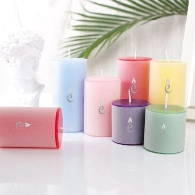 Colorful Pillar Candles